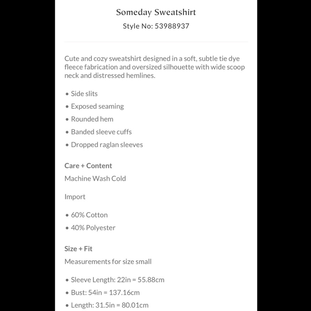 LAST ONE! 👀 FREE PEOPLE Someday Oversize Pullover Sweater - Picture 8 of 8